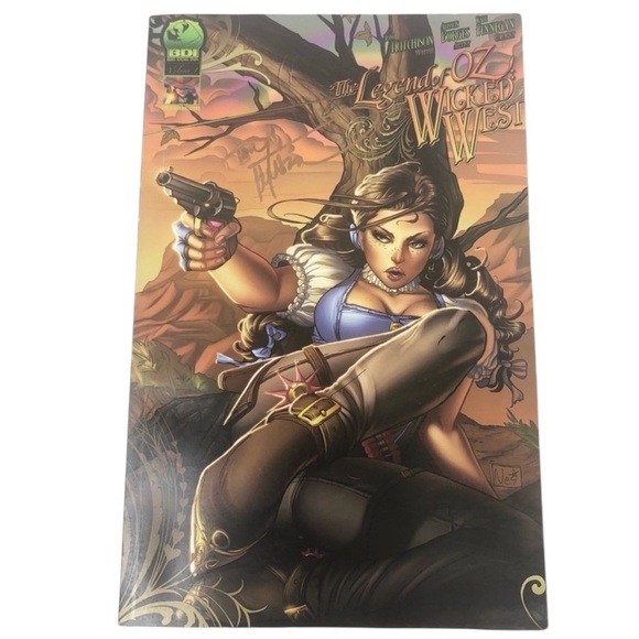 Signed By Tom Hutchison The Legend of Oz - The Wicked West - Comic Graphic Novel - Picture 11 of 13